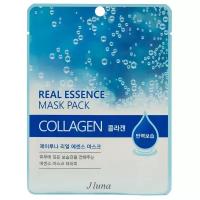 Juno тканевая маска Real Essence Mask Pack с коллагеном