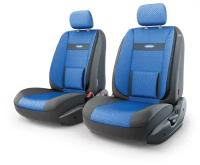 Авточехлы Трансформеры AUTOPROFI TRS/COM-001G BK/BL COMFORT, экокожа, 6 предм., карман, передний ряд, чёрн./синий