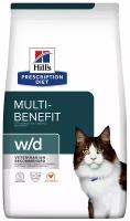 Сухой корм Hill's W/D для кошек, 3 кг