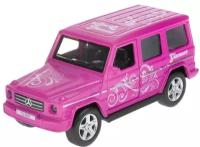 Модель машины Технопарк Mercedes-Benz G-Class G 500, лиловая, инерционная GСLАSS-12GRL-LIL