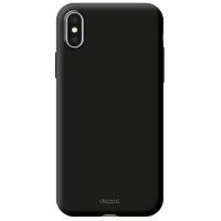 Deppa Чехол-крышка Deppa Gel Color Case для iPhone XS Max, полиуретан, черный