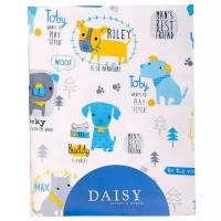 Daisy простыня на резинке Собачки 120х60 см