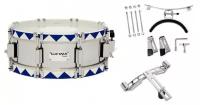 GEWA Marching Small Drum Steel Chrome HW BH 14x5.5