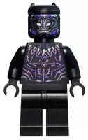 Минифигурка Лего Lego sh728 Black Panther - Claw Necklace, Dark Purple and Lavender Highlights