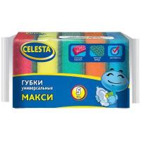 Губка хозяйственная Celesta Макси 5 шт