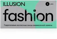 Контактные линзы ILLUSION FASHION -6.0 / 8.6 / 14.2 / 6 шт / 1 месяц