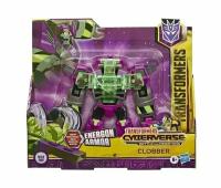 Игрушка Hasbro Трансформер Transformers Кибервселенная Clobber, E7108 фиолетовый/коричневый