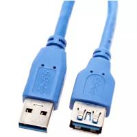 Кабель 5BITES USB 3.0 AM -> AF, 3.0 м, синий (UC3011-030F)