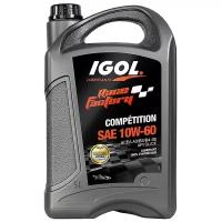 Синтетическое моторное масло Igol Lubricants Race Factory Competition 10W-60 5 л