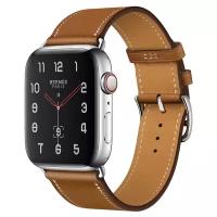 Умные часы Apple Watch Hermès Series 4 GPS + Cellular 40мм Stainless Steel Case with Leather Single Tour