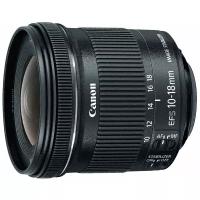 бъектив Canon EF-S 10-18mm f/4.5-5.6 IS STM, черный