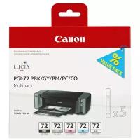 Картридж для печати Canon Картридж Canon 72 6403B007 вид печати струйный, цвет Голубой,Серый,Фото-голубой,Фото-красный,Оптимизатот цвета, емкость 14мл