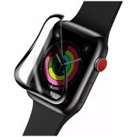 Защитное стекло глянцевое керамика для Apple Watch 42мм черный