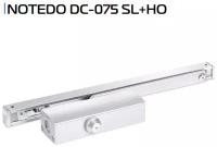 Дверной доводчик NOTEDO DC-075 SL+HO, серебро RAL9006