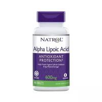 Альфа-липоевая кислота Natrol Alpha Lipoic Acid 600 мг. 45 таб