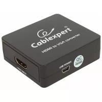 Переходник/адаптер Cablexpert HDMI - VGA (DSC-HDMI-VGA-001), 0.09 м, черный