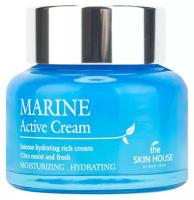 Крем увлажняющий с морской водой и водорослями THE SKIN HOUSE Marine Active Cream 50ml