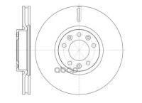 61472.10 диск тормозной передний! вентилир peugeot 508 1.6vti thp 1.6hdi 2.0hdi 2.2hdi 10 remsa