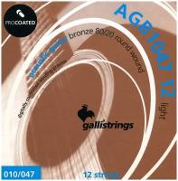 Струны для акустической гитары Galli Strings AGB1047-12