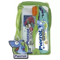 Детский дорожный набор Pierrot Sharky Dental Kit (от 2 до 8 лет)