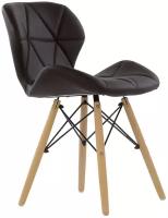 Стул Barneo N-42 Perfecto PU коричневый, Eames style