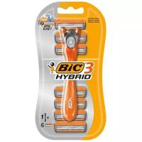 Многоразовый бритвенный станок Bic 3 Hybrid