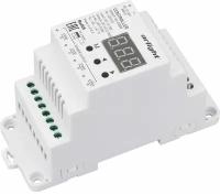 Контроллер SMART-K3-RGBW (12-36V, 4x5A, DIN, 2.4G) (Arlight, IP20 Пластик, 5 лет)