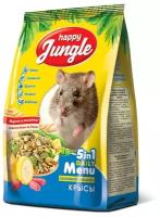 Корм Happy Jungle для декоративных крыс, 400 гр