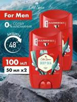 OLD SPICE Мужской дезодорант стик Deep Sea гелевый без алюминия 100 мл