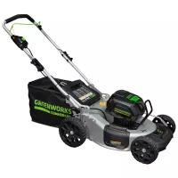 Электрическая газонокосилка Greenworks 2502007 82V 53cm GD82LM53 DigiPro, 53 см