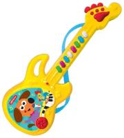 Музыкальная развивающая игрушка Азбукварик Гитара Любимые песенки Желтая
