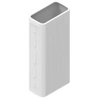 Силиконовый чехол для внешнего аккумулятора Xiaomi Mi Power Bank 3 30000 мА*ч (PB3018ZM), белый