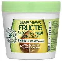 GARNIER Fructis Разглаживающая маска для волос Smoothing Treat 1 Minute Hair Mask + Avocado Extract