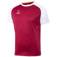 Футболка игровая Jögel Camp Reglan Jersey, гранатовый/белый размер L