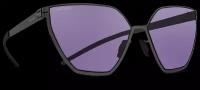 Титановые солнцезащитные очки GRESSO Capri - кошачий глаз / фиолетовые