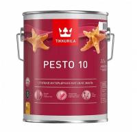 Эмаль алкидная стойкая матовая Pesto 10 (Песто 10) TIKKURILA 2,7 л белая (база А)