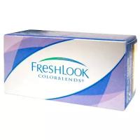 Контактные линзы цветные Alcon, FreshLook ColorBlends, Ежемесячные, BRILLIANT BLUE / -0,00 / 14,5 / 8,6 / 2 шт