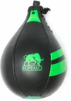 Груша скоростная Buffalo кожаная Black/Green