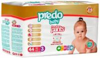 Подгузники-трусики для новорожденных Predo Baby № 3 (4-9 кг.) 44 шт