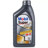 Синтетическое моторное масло MOBIL Super 3000 X1 Diesel 5W-40, 1 л, 0.9 кг, 1 шт