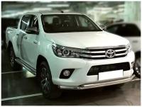 К-т порогов с алюминиевым листом Toyota Hilux(15-)