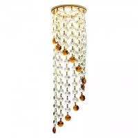 Встраиваемый светильник Ambrella light Crystal K3440 CL/BR/G