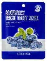 Маска для лица SHINETREE FRESH FRUIT с экстрактом черники 23 г