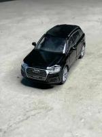 Металлическая машинка Welly AUDI Q7 ауди, инерционная, цвет Черный