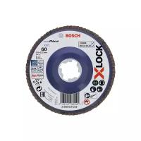 Диск шлифовальный Bosch X-lock best for metal, 125x22,23 мм., P60