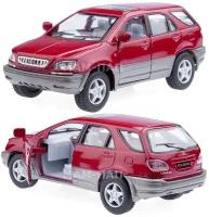 Машина Kinsmart Lexus RX300 (металлическая, инерционная) 1:36 красная