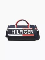 Сумка спортивная TOMMY HILFIGER, 20.5х20.5х35 см, ручная кладь, синий