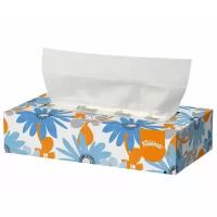 KG21400 Бумажные салфетки для лица Kleenex, в коробке, 2-сл, 21х21 см, 100 шт/уп, Kimberly-Clark