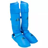 Защита голени и стопы WKF Shin & Removable Foot синяя (размер M)