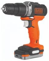 Дрель шуруповерт BLACK+DECKER BDCHD12S1-XJ ударная, 12 Вольт, до 1350 об/мин, 40Нм, Li-Ion АКБ 1.5 Ач